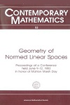 Geometry of Normed Linear Spaces by Robert G. Bartle